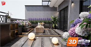 Balcony Skp Files